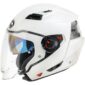 Airoh EX12 Motorrad Helm Vorstands, Größe : 54 cm, Weiß 1/2